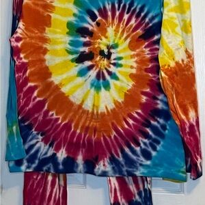 Vibrant Tie-Dye Pajama Set